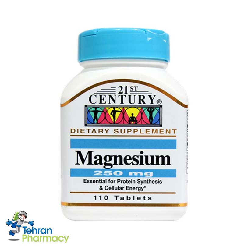 منیزیم سنتری 21 21st Century Magnesium 250 mg